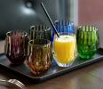 Old Fashioned Embossed Wine Glass Juice Glass Water Glass Cup