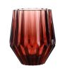 [A] Old Fashioned Embossed Wine Glass Juice Glass Water Glass Cup