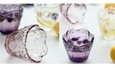 Vintage Embossed Wine Glass Stylish Juice Glass Water Glass