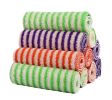 [Stripe] Set of 10 Kitchen Dish Towels Dish Cloths Absorbent Kitchen Towels