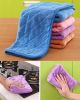 [B] Set of 5 Coral Velvet Kitchen Dish Towels Dish Cloths Absorbent Towels