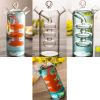 Double Pipe Cocktail Glass Unique Shape Drink Cup Wine Glass