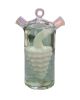 Creative Cocktail Glass Double Pipe Shape Drink Cup Wine Glass