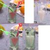 Creative Cocktail Glass Double Pipe Shape Drink Cup Wine Glass