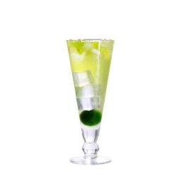 Elegant Goblet Party Glasses Heavy Base Juice Glasses Drinking Wine Cups, #A 23