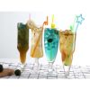 Elegant Goblet Party Glasses Heavy Base Juice Glasses Drinking Wine Cups, #A 28
