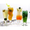 Elegant Goblet Party Glasses Heavy Base Juice Glasses Drinking Wine Cups, #A 32