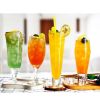 Elegant Goblet Party Glasses Heavy Base Juice Glasses Drinking Wine Cups, #A 37