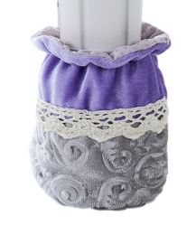 Dining Chair Pads Kitchen Chair Cushions Classic Table Mats Purple And Gray