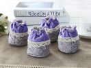 Dining Chair Pads Kitchen Chair Cushions Classic Table Mats Purple And Gray