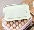 Egg Tray Egg Holder Egg Container 24 Grid Eggs Box Plastic,Pattern,B
