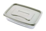 Set of 2 Egg Tray Egg Holder Egg Container Vegetable Storage Box Plastic,A