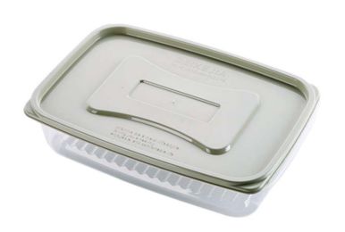 Set of 2 Egg Tray Egg Holder Egg Container Vegetable Storage Box Plastic,A