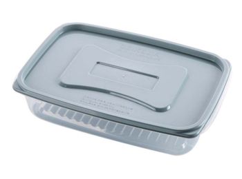 Set of 2 Egg Tray Egg Holder Egg Container Vegetable Storage Box Plastic,C