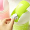2PCS Cute Mini Trash Can Bin Desk Wastebasket with Lid for Home/Office, Blue