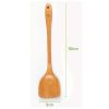 Wooden Spatula, Kitchen Cooking Wooden Pancake Turner, 38*9CM