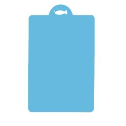 Classification Of Large Plastic Resin Board Cut Fruit Plate Cutting Board??BLUE??