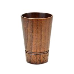 Drinkware-Cups Beer Mug Wooden Cups Mugs Solid Wood Fashion Creative Tea