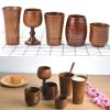 Drinkware-Cups Tea Mugs Beer Mug Wooden Cups Solid Wood Fashion Creative