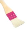 Fleece Kitchen Plastic Handle Basting Baking Pastry Brush, 17.5cm*2.5cm*3.5cm