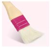 Fleece Kitchen Plastic Handle Basting Baking Pastry Brush, 17.5cm*2.5cm*3.5cm