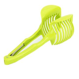 Fruit Vegetable Cutter Cantaloupe Melon Lemon Slicer Kitchen Cutting,Green