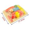 Kids Wooden Pretend Play Food Cooking Set With Knife&Cutting Board