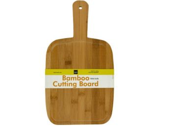 Paddle Style Bamboo Cutting Board