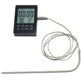 Chef Craft Digital Thermometer and Timer with Probe Case Pack 6