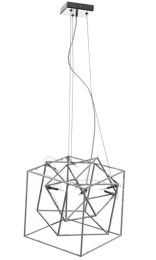 Dainolite Home Decorative 6 Light Multi Cube Low Voltage Pendant Polished Chrome Finish