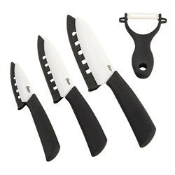 Oster Ostead 4 Piece Ceramic Cutlery Set in White