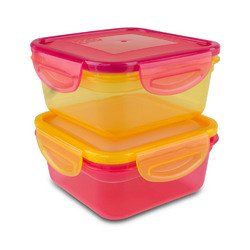 Cool Gear Snap and Seal Food Storage, 1933 (Orange/Red)