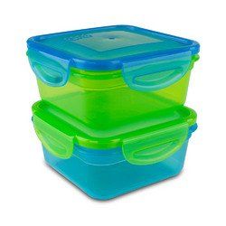 Cool Gear Snap and Seal Food Storage, 1933 (Green/Blue)